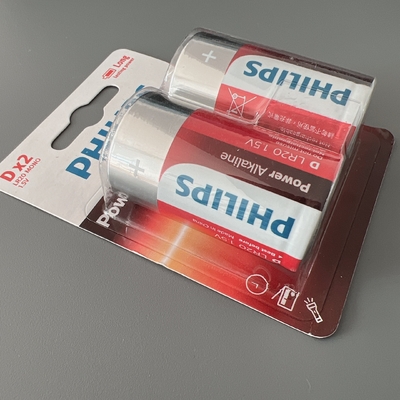 18000mAh Philips Alkaline Battery for Flashlight Remotes D Size