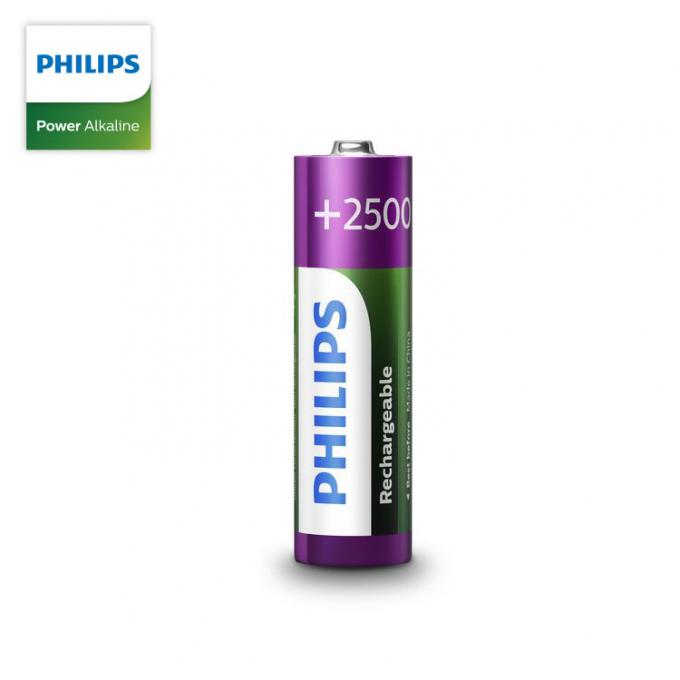전기 완구를 위한 필립 1.2V 2450mAh AA Ni MH 충전지