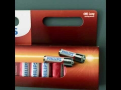 아기 장난감 필립스 2 AAA 알카라인 배터리 9V LR03P2B ROHS 승인됨