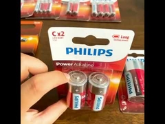 손전등 리모컨 D 알카라인 배터리 18000mAh IEC 인증